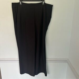 Lysse Black Pull-On Wide Leg Pants Size 2X Women’s
